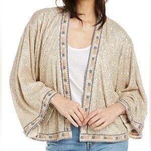 Johnny Was Tanya Sequin Kimono
Size - Large